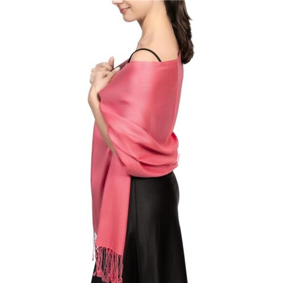 Soft Pashmina Scarf for Women – Pink2